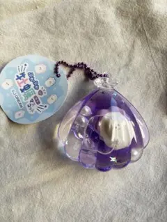 オイルチャームキーホルダー　ぷかぷか牡蠣マスコット