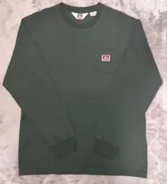 BEN DAVIS ダークグリーン 長袖シャツ