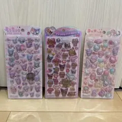 【正規品】うるちゅるポップシール３枚セット サンリオ　日焼けキティ
