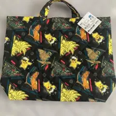 M.M様専用【ポケモン　トートバッグ　レッスンバック　入園入学　ブラック】