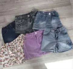 まとめ売り 6点SET スカート ショーパン キュロット 100cm 110cm