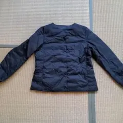 無印良品 軽量ダウン ポケッタブル ノーカラージャケット L