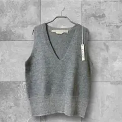 新品タグ付き　Koton コトン ウール アルパカ ベスト　ライトグレー