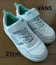VANS ホワイト/ミント スニーカー　21cm
