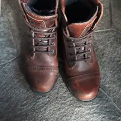 f*u様 FILA ブラウン レザーブーツ