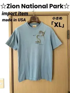 海外輸入古着☆Zion National Park☆半袖Tシャツザイオン国立公園