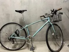 自転車　シティバイク　水色のサムネイル