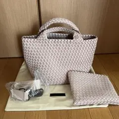 美品NAGHEDI セント バース スモール ポーチ付き Sサイズ エクリュ 美品NAGHEDI セント バース スモール ポーチ付き Sサイズ エクリュ