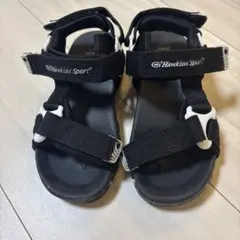 Hawkins Sports サンダル 17cm 黒 マジックテープ ストラップのサムネイル