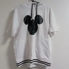 ディズニー　ミッキー　半袖パーカー 2色セット