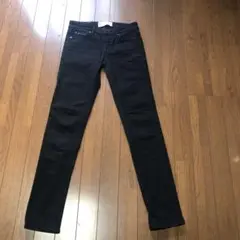 snidel×Leeコラボ デニム パンツ ブラック