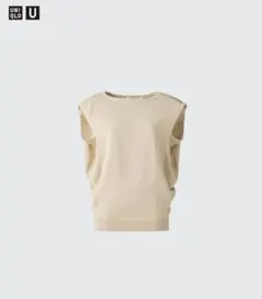 UNIQLO U ノースリーブニット ベージュ