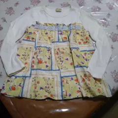 trois lapins 花柄長袖 120サイズ