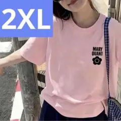 MARY QUANT Tシャツ 2XL ピンク デイジーロゴのサムネイル