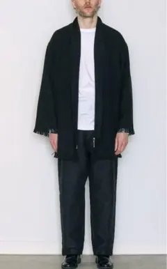 COMOLI 19SS カシミヤ和紙ストールジャケット black COMOLI 19SS カシミヤ和紙ストールジャケット black - メルカリ