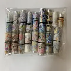 【週末限定SALE】　海外マステ　1ループ15本セット おまけ付きC