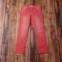 ユニクロ スリムフィットカラーアンクルジーンズ 25インチ デニム QE22