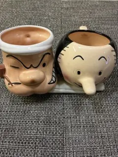ポパイとオリーブのマグカップセット