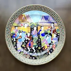 九谷焼　星峯窯　飾り皿　大皿　オードブル皿　32㎝　美術品　工芸品 九谷焼 星峯 大皿 31cm 人物画 飾り皿 伝統工芸 - メルカリ 食器
