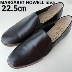 MARGARET HOWELL idea レザー スリッポン 22.5cm 黒のサムネイル