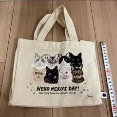 ねこねこ食パン　NEKO NEKO'S DAY! トートバッグ