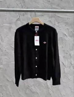 【新品未使用】DANTON ウール カーディガン ブラック　M