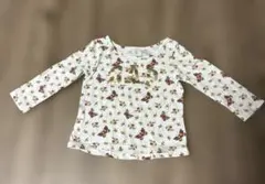 【GAP】ベビー長袖Tシャツ 12-18ヶ月　　蝶と花プリント