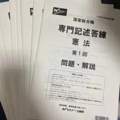 国家総合職 2026年合格目標 政策論文・専門記述 答案復元集 - メルカリ
