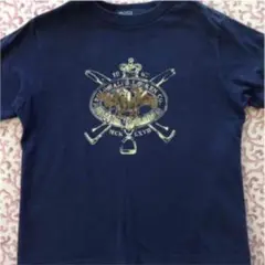 Ralph Lauren ラルフローレン Tシャツ紺 ①