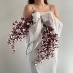 アーティフィシャルフラワー ＊ ウェディングブーケ 韓国 バレリーナブーケ