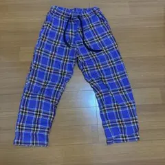 チェック柄カジュアルパンツ