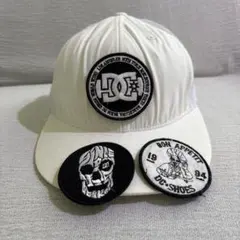 DC SHOES キャップ ワッペン3種付き 小さめ
