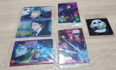 呪術廻戦　ウエハース　カード　シール　虎杖悠仁　伏黒恵　釘崎野薔薇　五条悟
