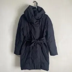 PLST プラステ　ロングダウンコート　黒　4