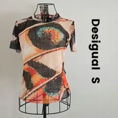 新品 デシグアル Desigual チュール/メッシュTシャツのサムネイル