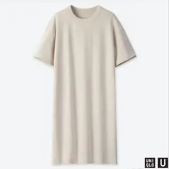 ユニクロ　クルーネックTワンピース 半袖 M 新品 未使用