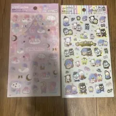 リトルツインスターズ＆サンリオキャラクター ステッカーセット