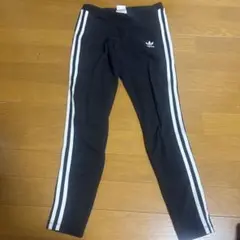 adidas 3本ライン ブラック レギンス Lサイズ