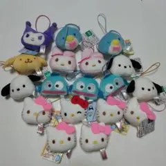 サンリオ　フェイスマスコット　まとめ売り　１８コ