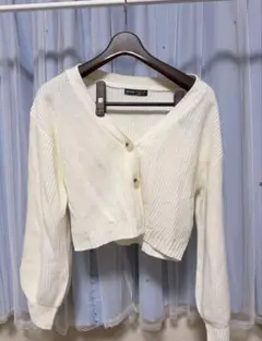 【SHEIN】ホワイト　カーディガン