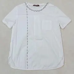 【美品✨】マックスマーラ ステュディオ Tシャツ L ビーズ 半袖のサムネイル
