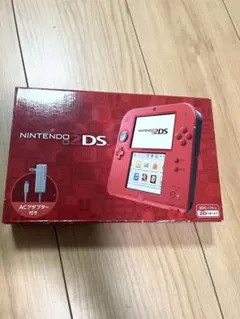 Nintendo 2DS レッド 本体 ACアダプター付き