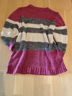 ニット セーター ざっくり編み 長袖