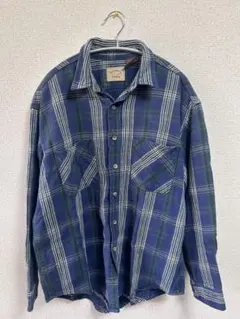 80s】セントジョンズベイ×ビッグマック ヘビネルシャツ USA製 XL-R