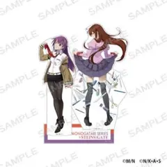 シュタインズゲート　物語シリーズ コラボ超ビッグアクスタ シュタインズゲート 物語シリーズ コラボ超ビッグアクスタ - メルカリ