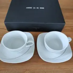 カップ＆ソーサーセットコムサ２個セット