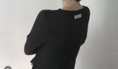 smyeon トップス　シアーロングスリーブカットソー