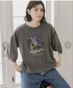 ニコアンド スペースアニマルフリルtee Mのサムネイル