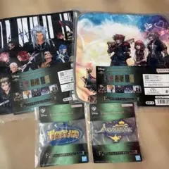 キングダムハーツ 이치방쿠지 F賞 ワールドロゴラバーチャーム 2種 E賞 タオル