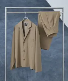 新品＜セットアップ＞TR オーバーサイズ ドレープ テーラードブルゾンジャケット